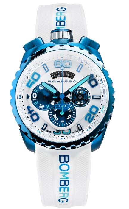 Fake Bomberg BOLT-68 CHROMA ICE BLUE BS45CHPBL.049-2.3 watch for sale